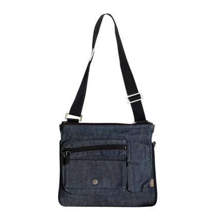 Burberry Multi Pocket Denim Crossbody Bag