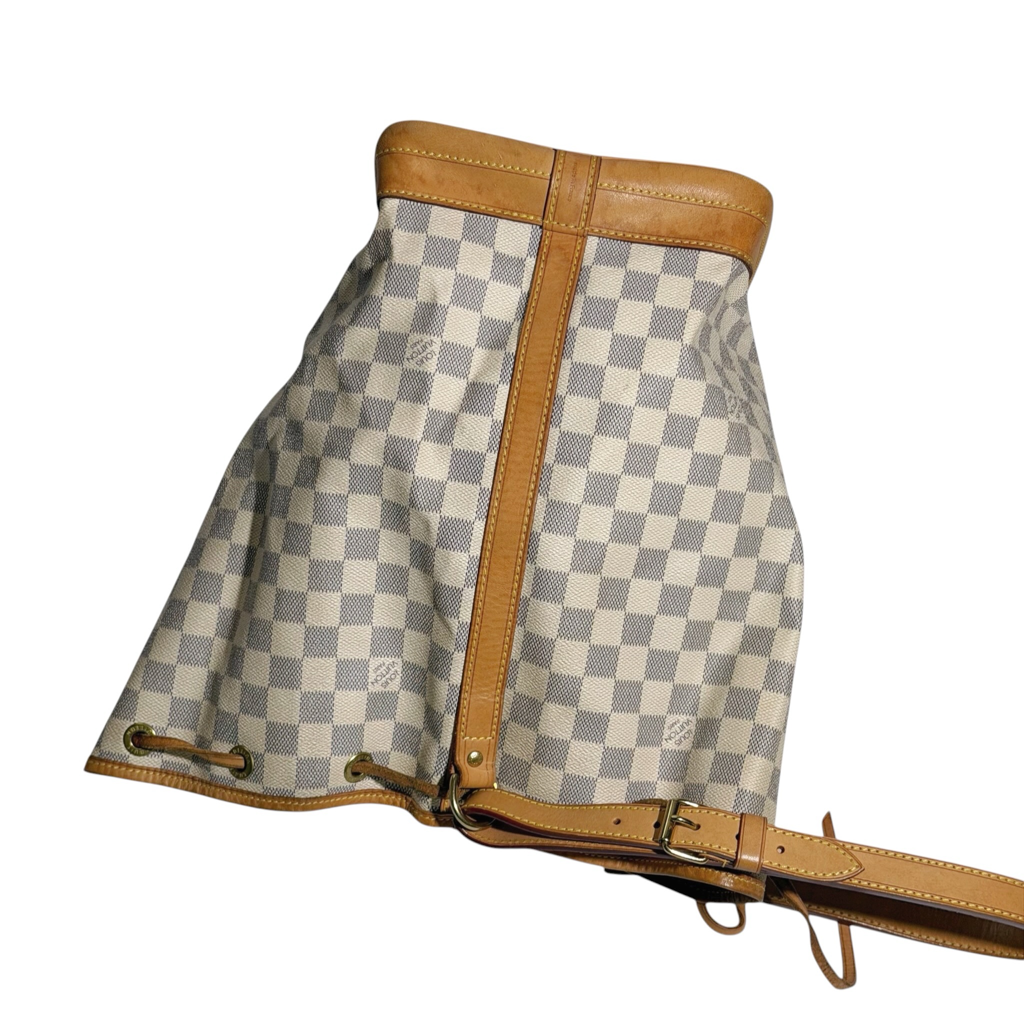 Louis Vuitton Damier Azur Noe Shoulder Bag 1999-2001 - Image 4
