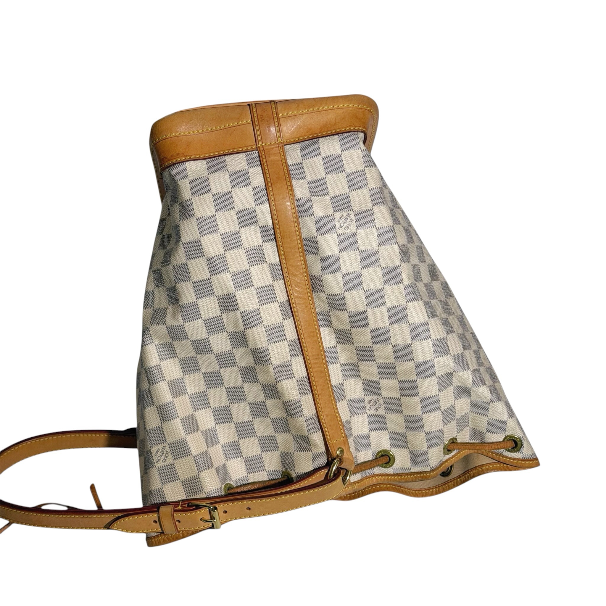 Louis Vuitton Damier Azur Noe Shoulder Bag 1999-2001 - Image 5