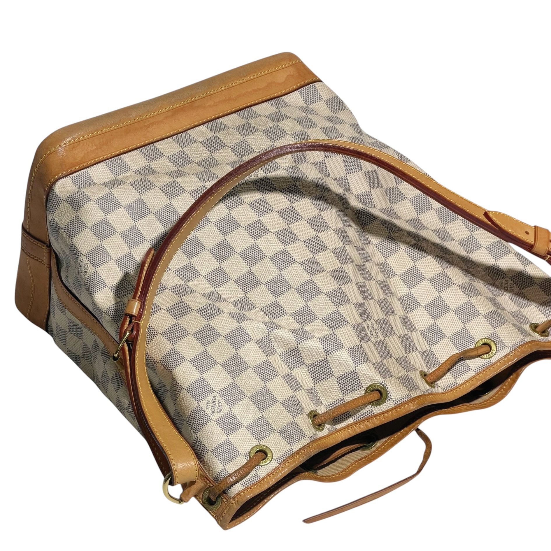 Louis Vuitton Damier Azur Noe Shoulder Bag 1999-2001 - Image 8