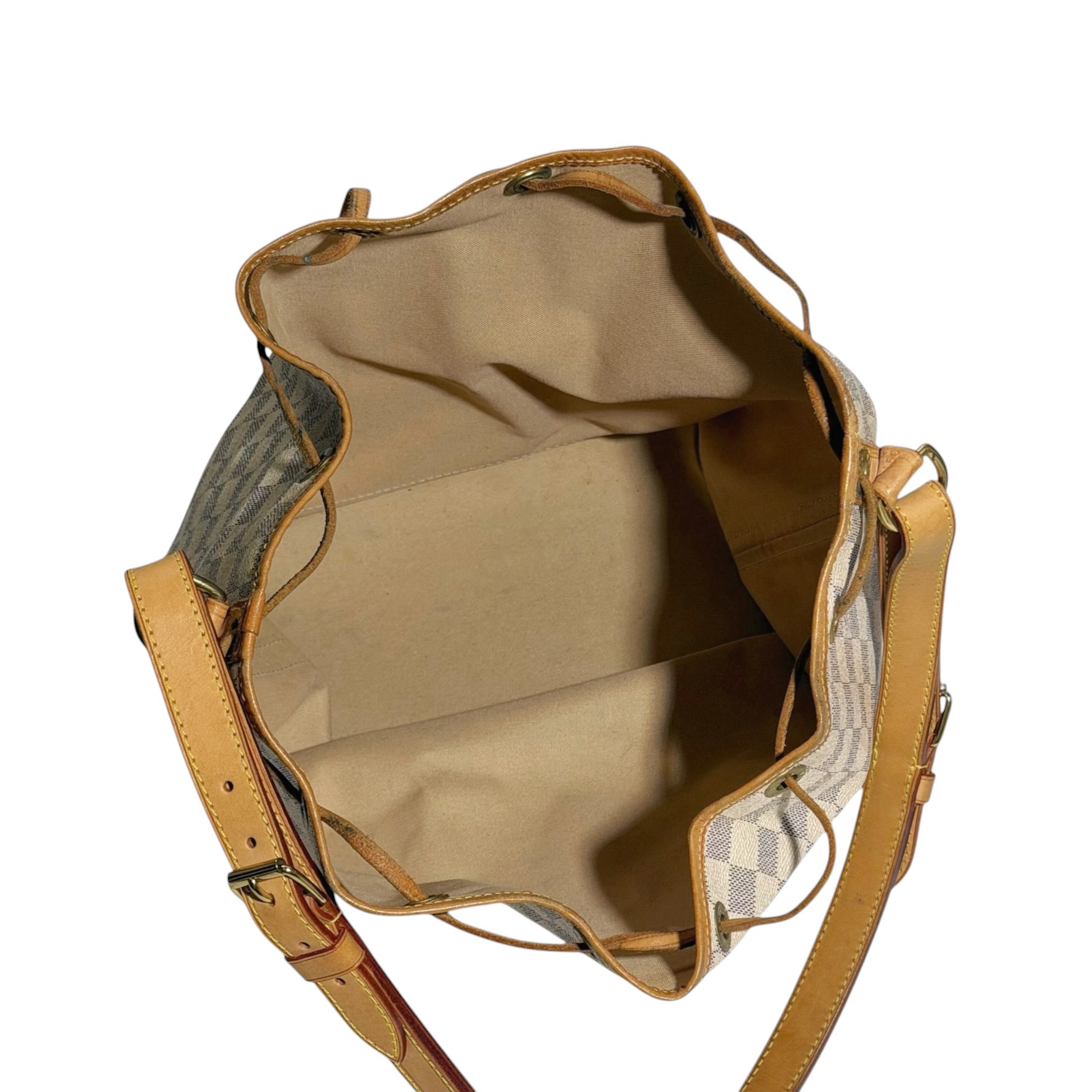 Louis Vuitton Damier Azur Noe Shoulder Bag 1999-2001 - Image 9