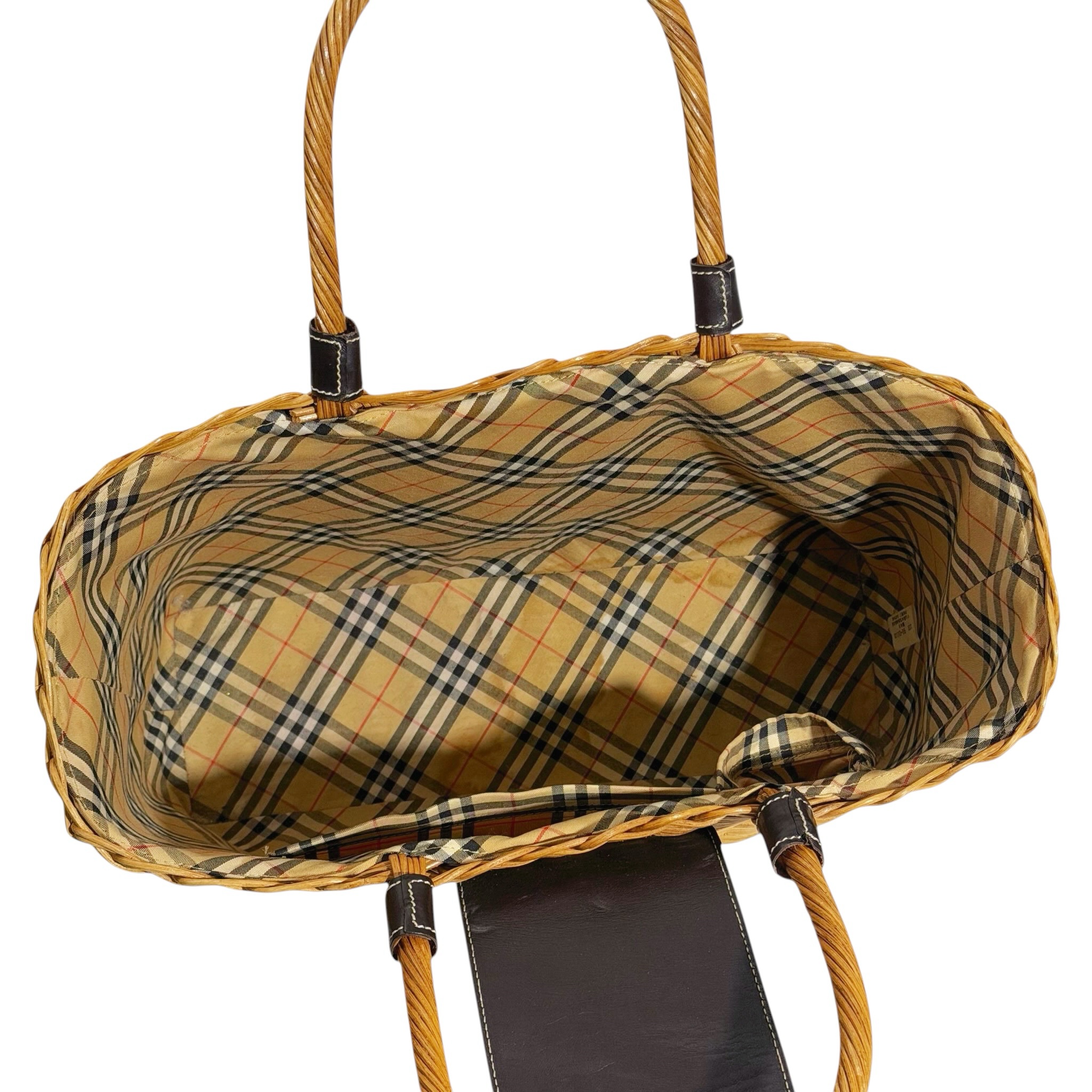 Burberry Bamboo Basket Bag - Image 9