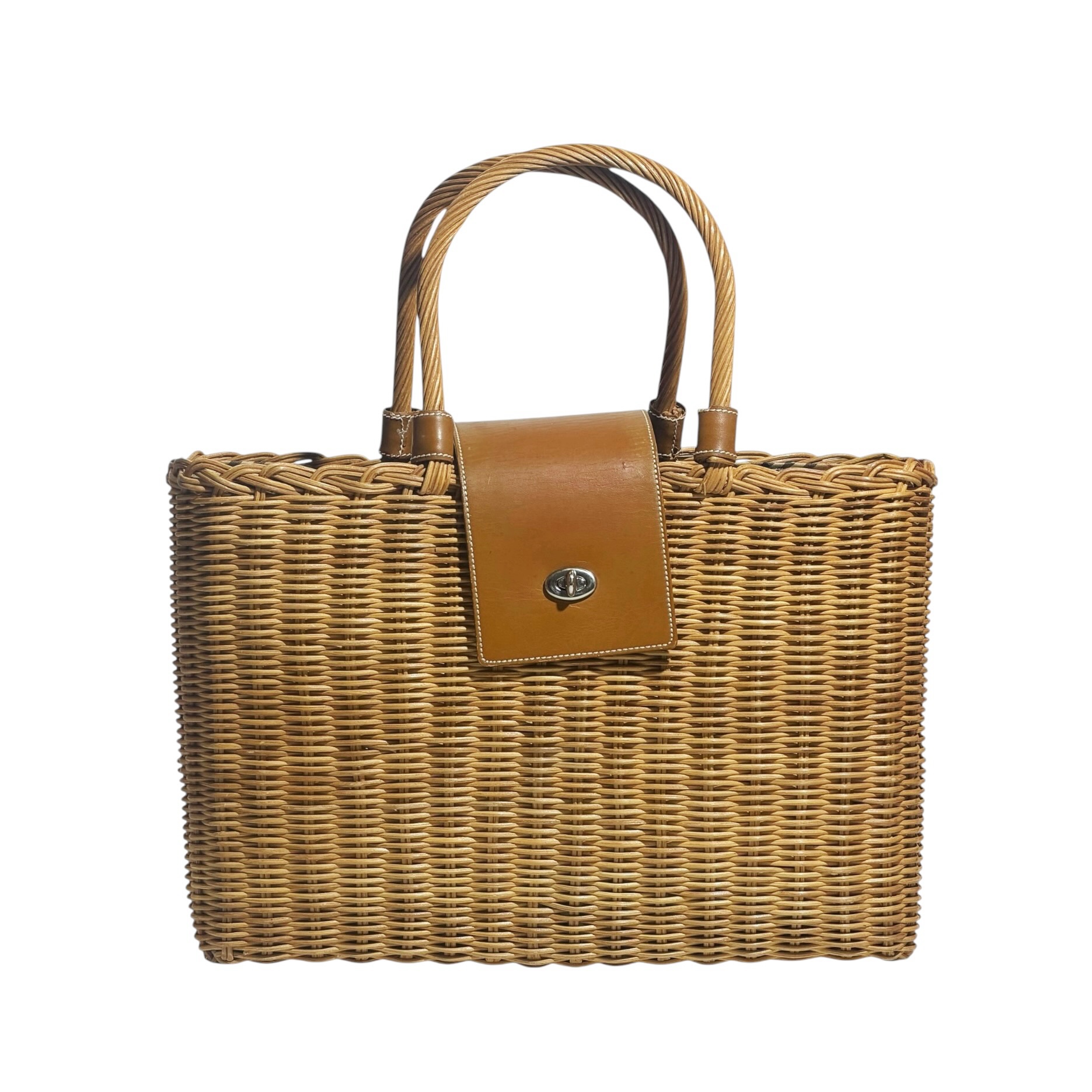 Burberry Bamboo Basket Bag
