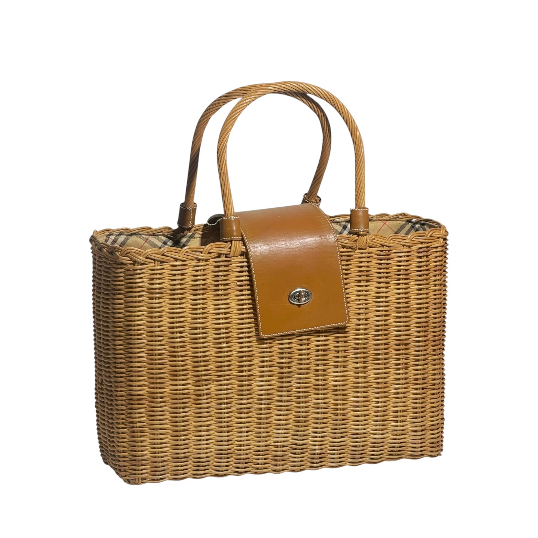 Burberry Bamboo Basket Bag - Image 3