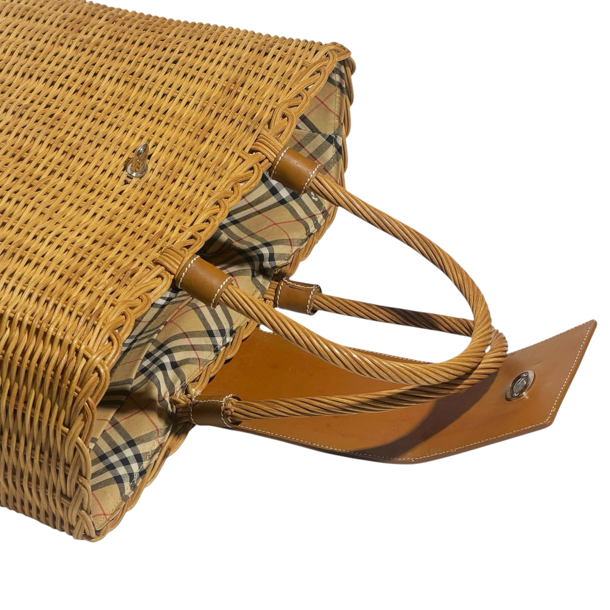 Burberry Bamboo Basket Bag - Image 8