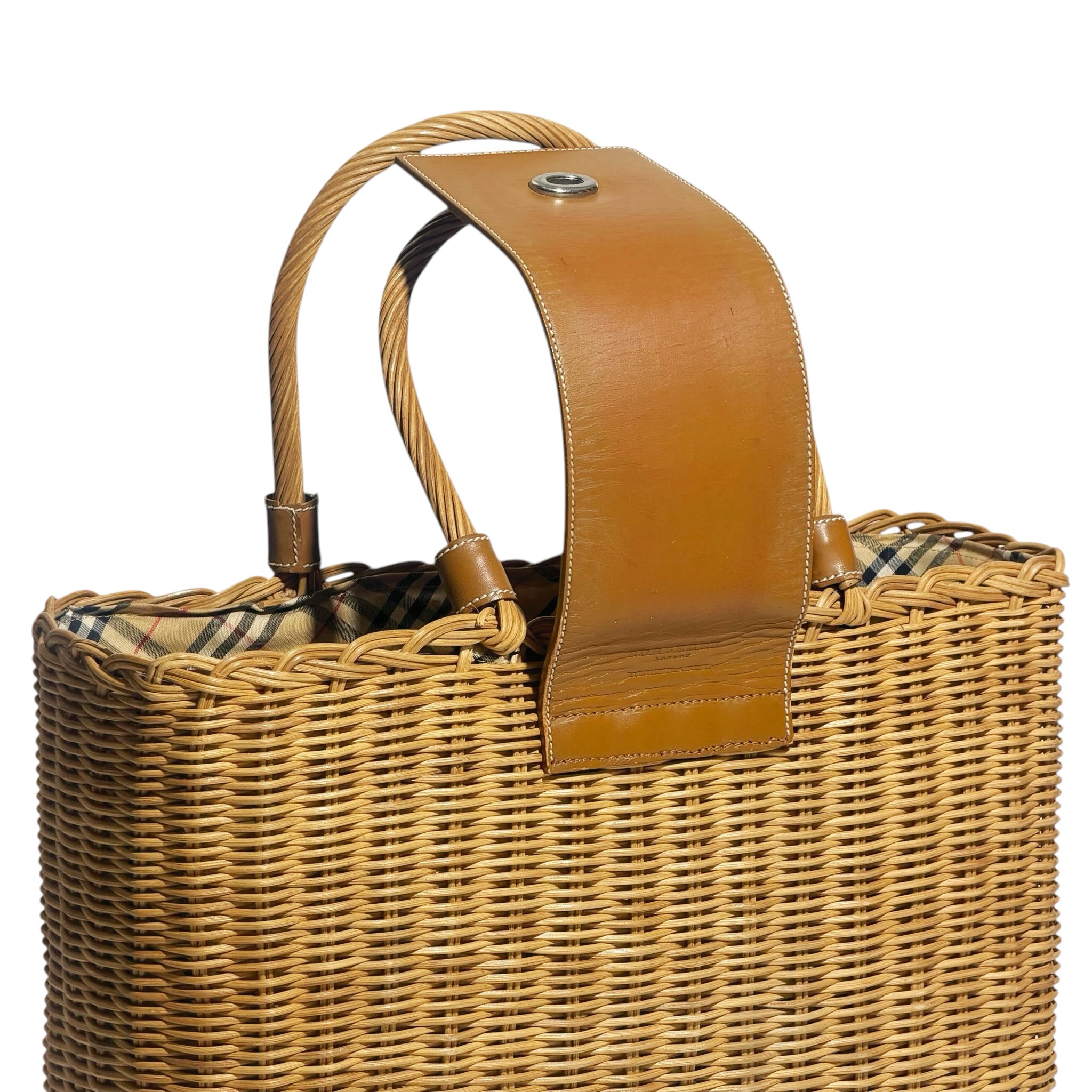 Burberry Bamboo Basket Bag - Image 7