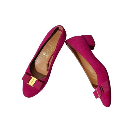 Ferragamo Vera Bow Ballet Flats 37