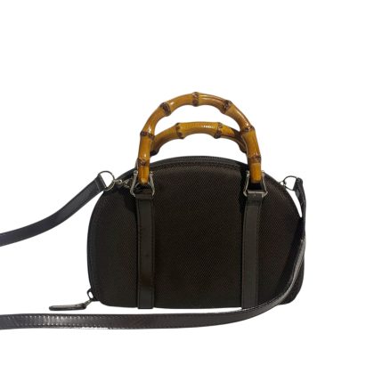 Gucci Bamboo Nylon Mini Top Handle Two Way Bag