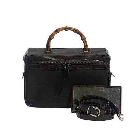 Gucci Bamboo Nylon Two Way Vanity Case
