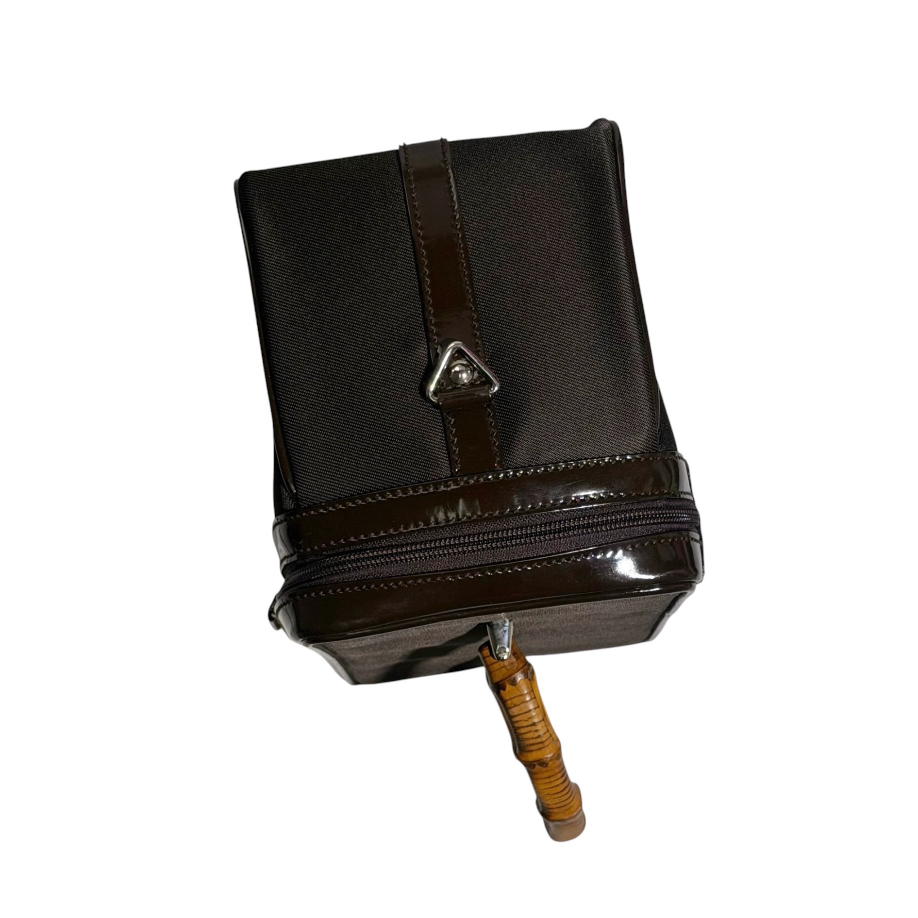 Gucci Bamboo Nylon Two Way Vanity Case - Image 4