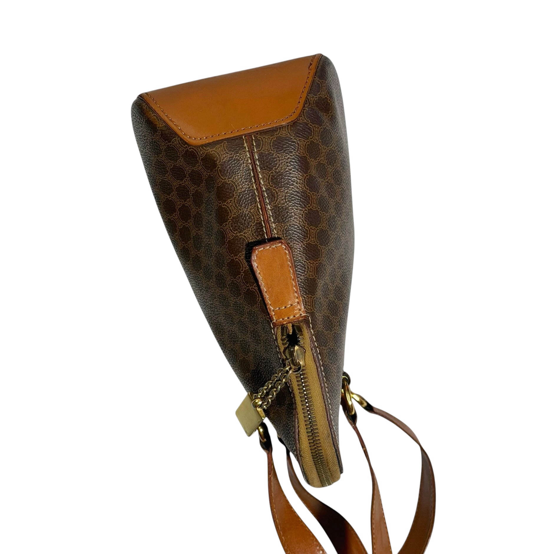 Celine Leather Strap Handbag - Image 4