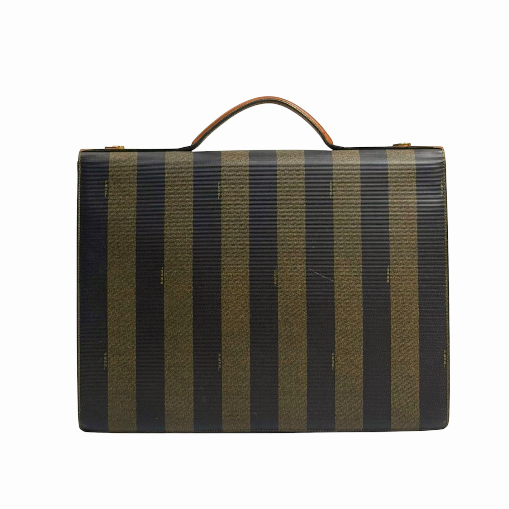 Fendi Pequin Briefcase Bag - Image 2