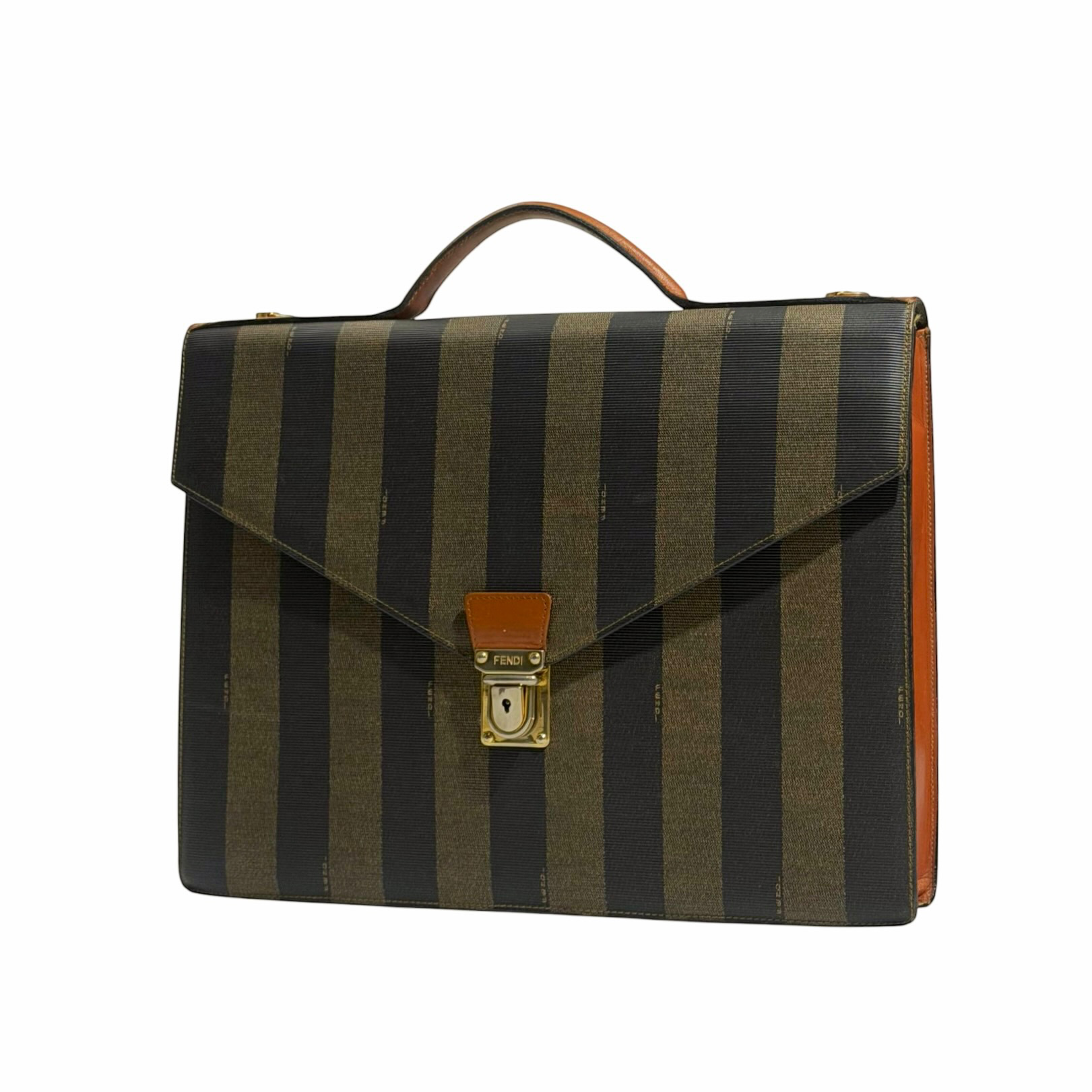 Fendi Pequin Briefcase Bag - Image 3