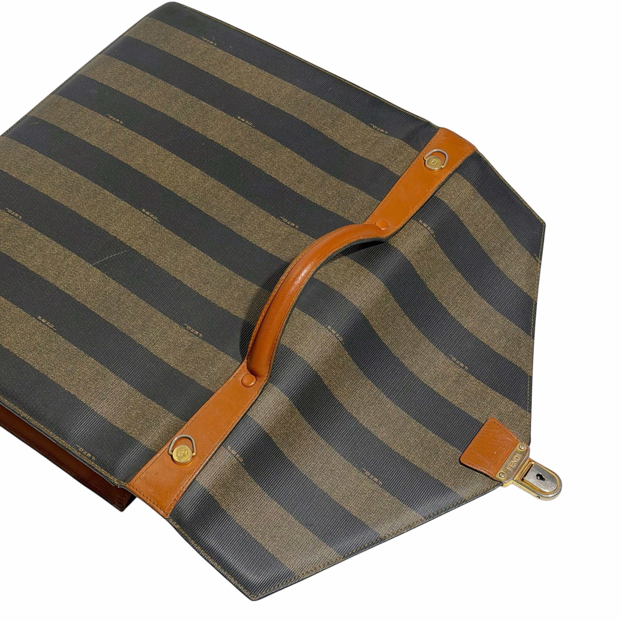 Fendi Pequin Briefcase Bag - Image 7