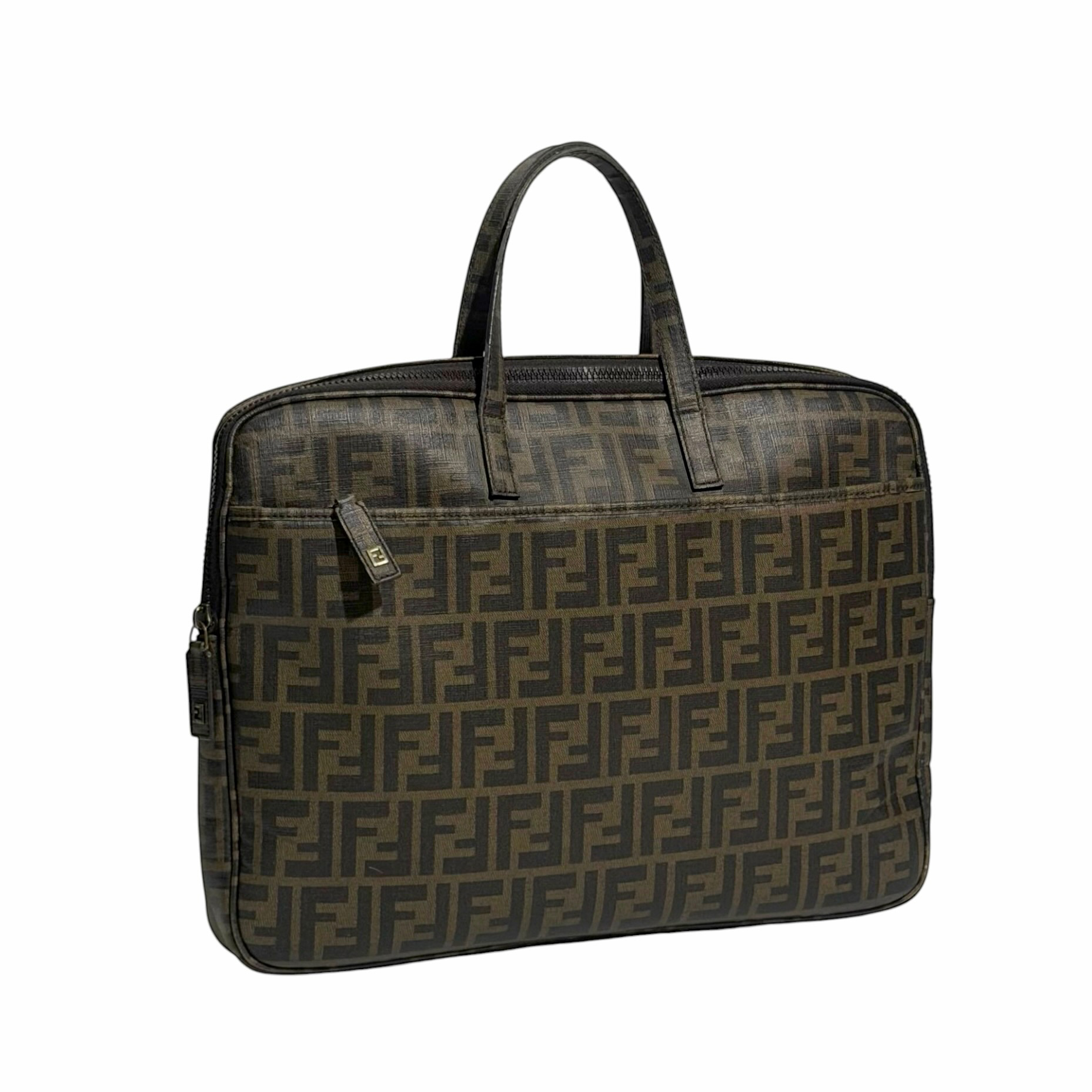 Fendi Tobacco Sac Business Laptop Bag - Image 3