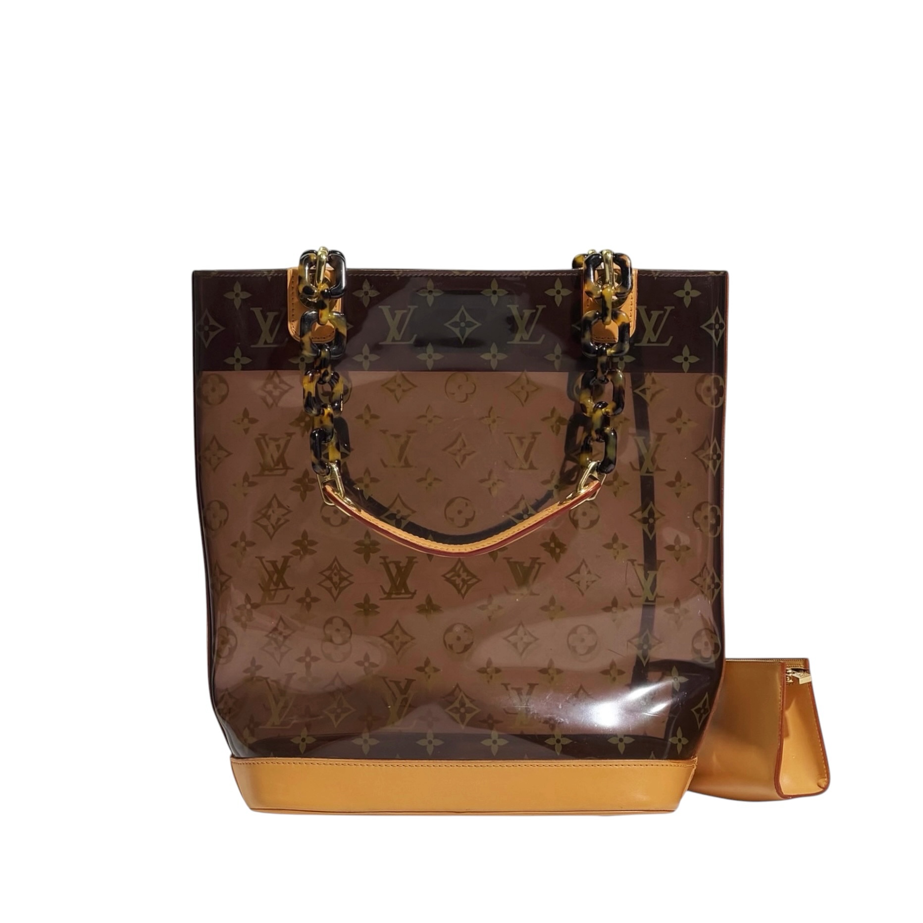 Louis Vuitton Limited Edition Vinyl Cabas Sac Ambre MM 2003 - Image 2