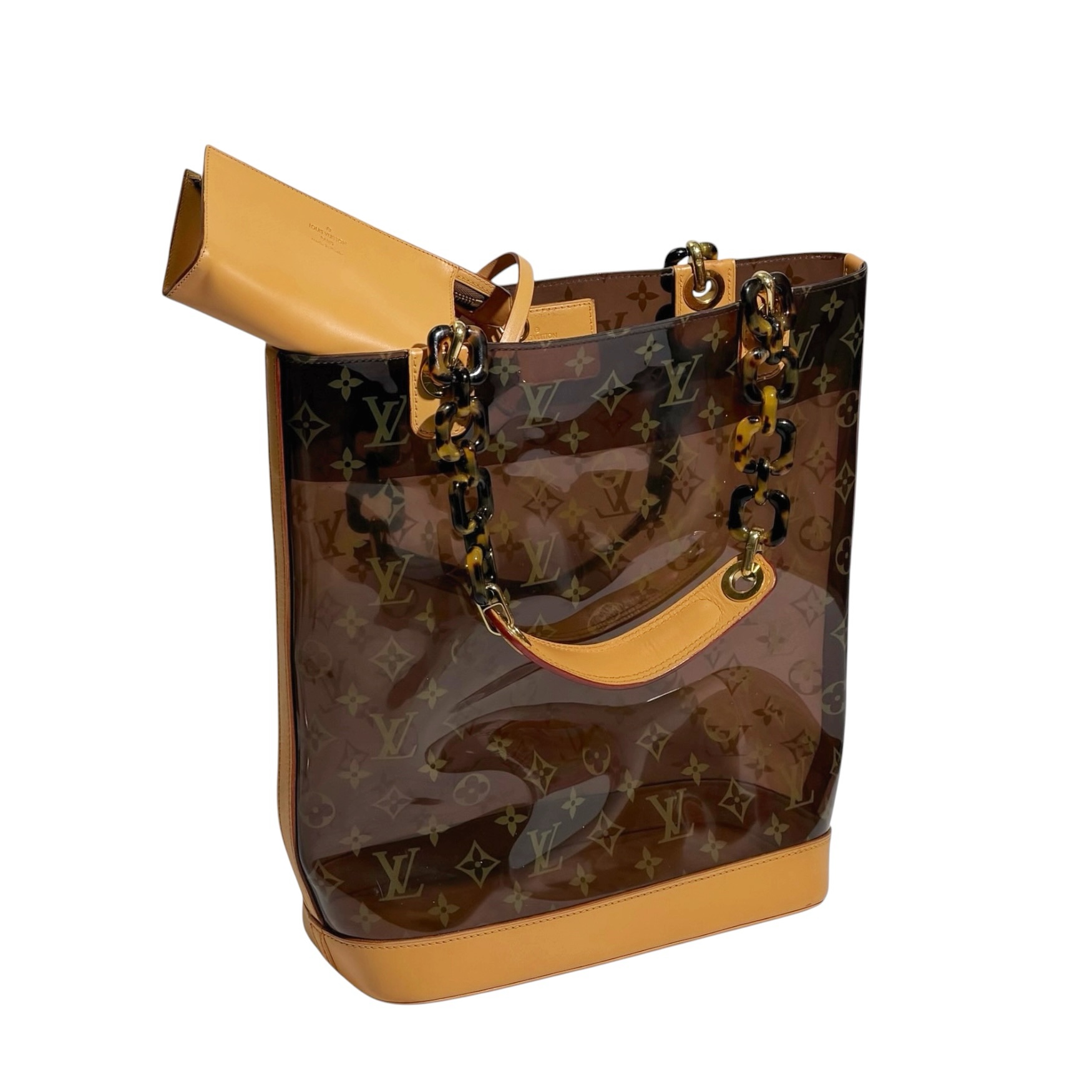 Louis Vuitton Limited Edition Vinyl Cabas Sac Ambre MM 2003 - Image 3