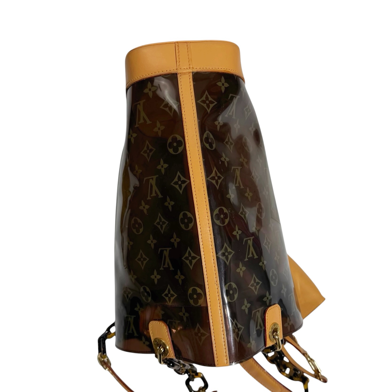 Louis Vuitton Limited Edition Vinyl Cabas Sac Ambre MM 2003 - Image 4