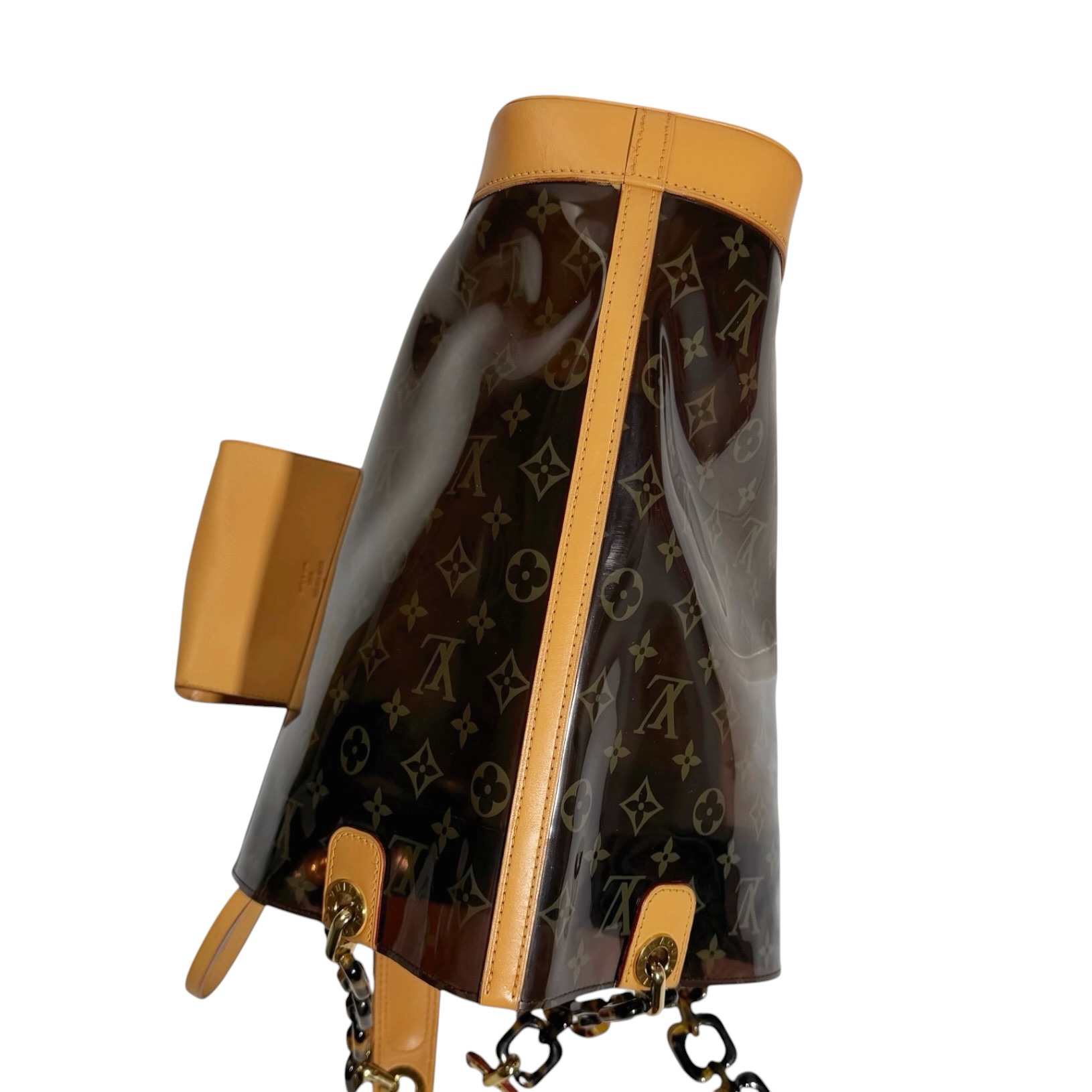 Louis Vuitton Limited Edition Vinyl Cabas Sac Ambre MM 2003 - Image 5