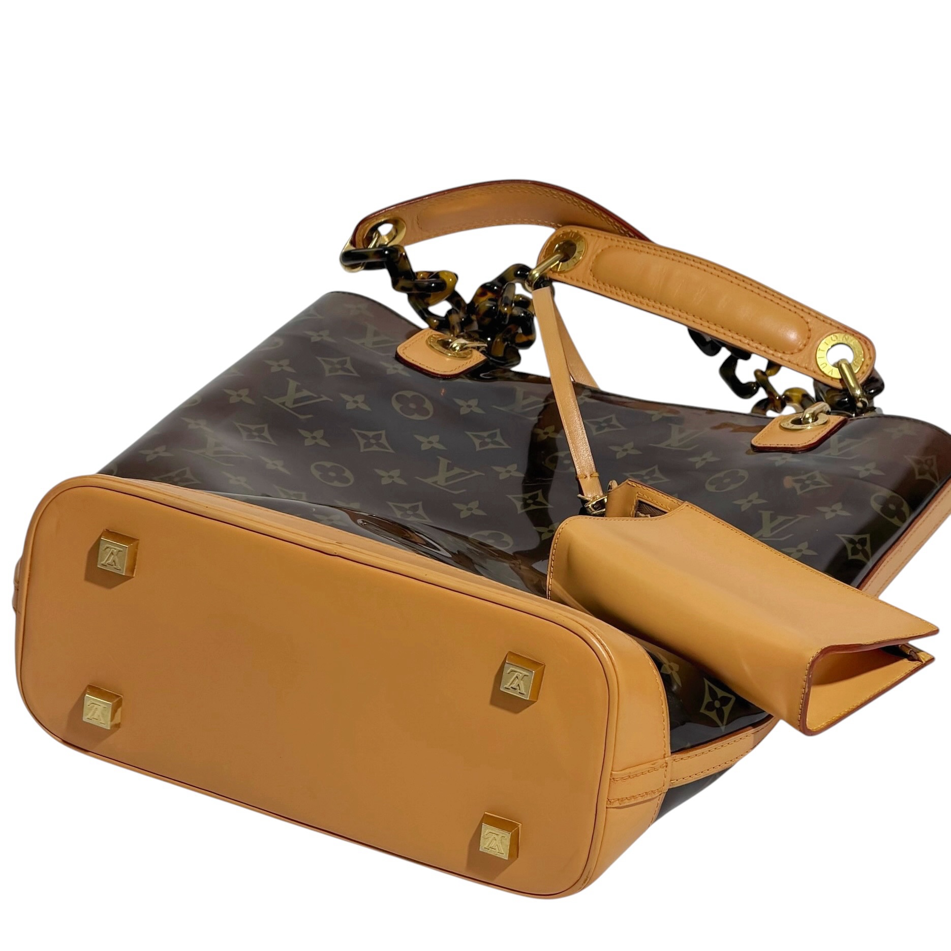 Louis Vuitton Limited Edition Vinyl Cabas Sac Ambre MM 2003 - Image 6