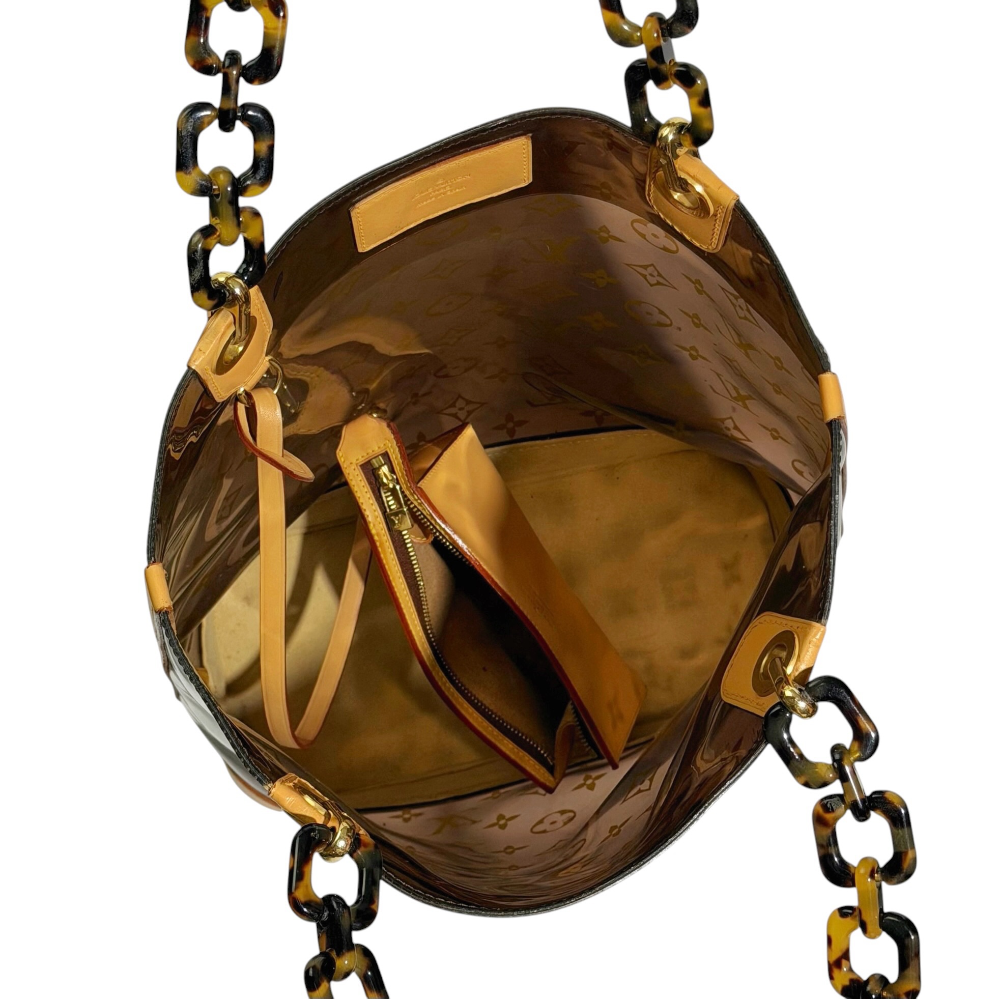Louis Vuitton Limited Edition Vinyl Cabas Sac Ambre MM 2003 - Image 9