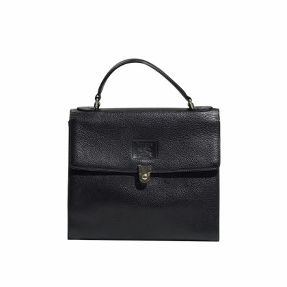 Burberry Leather Top Handle Kelly Bag