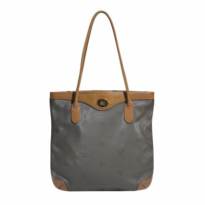 Burberry Leather Strap Tote Bag