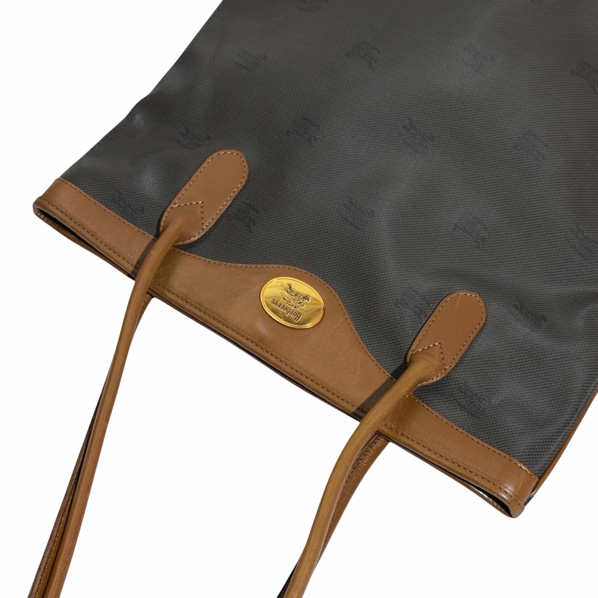 Burberry Leather Strap Tote Bag - Image 8
