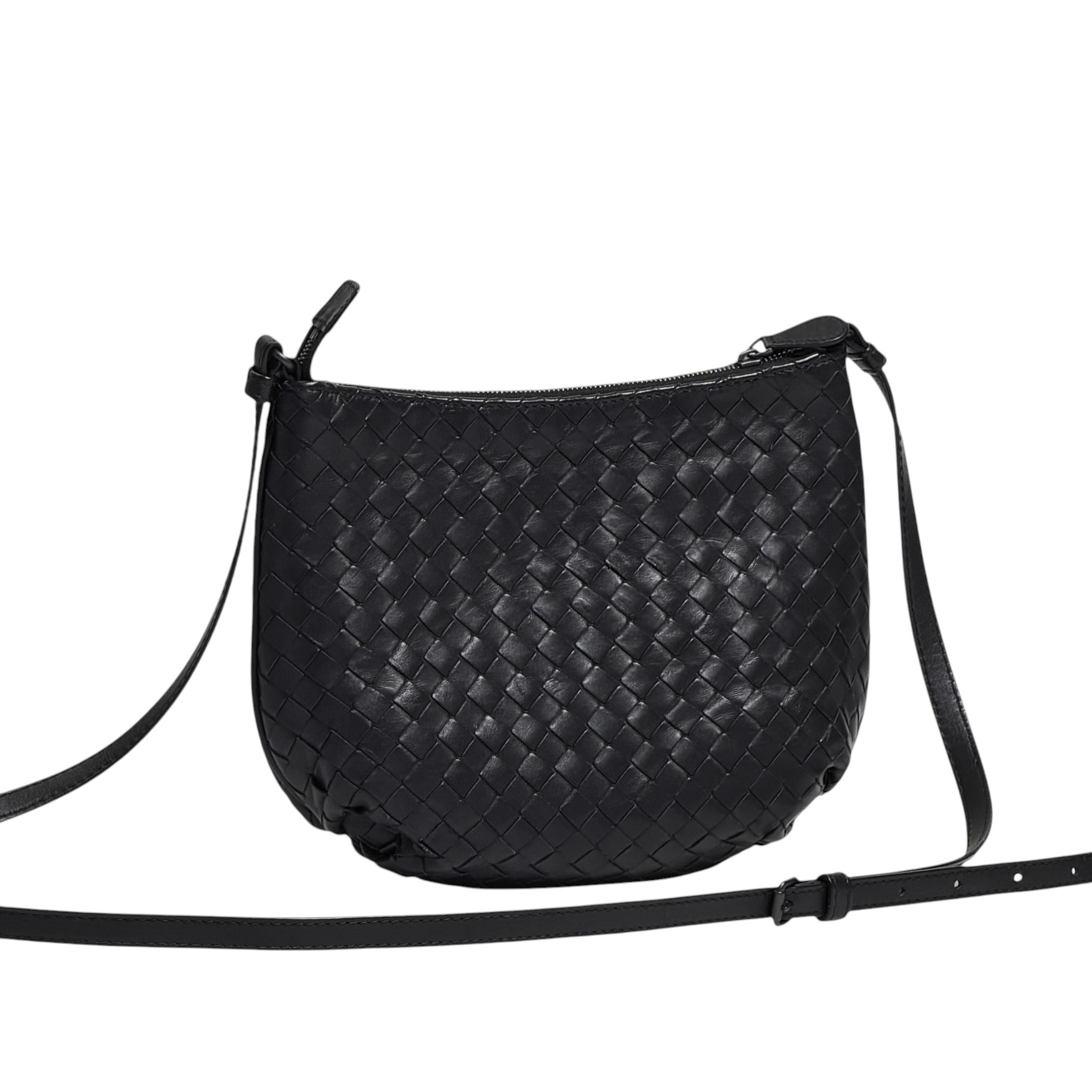 Bottega Veneta Intrecciato Nappa Leather Crossbody Bag - Image 3