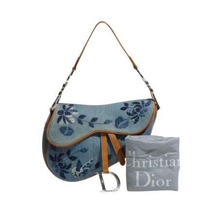 Dior Embroidered Saddle Bag 2005