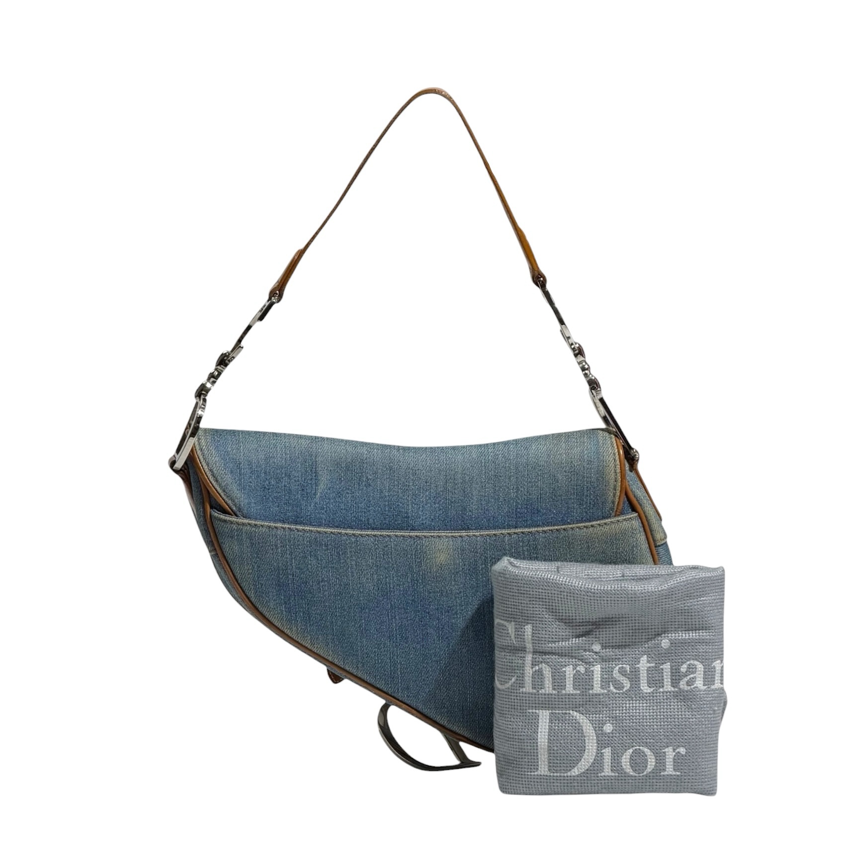 Dior Embroidered Saddle Bag 2005 - Image 2