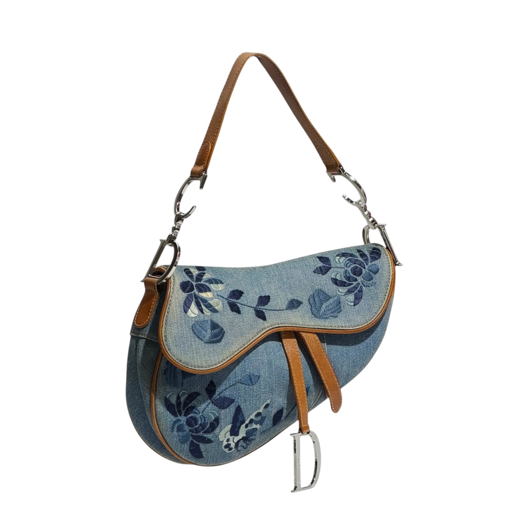 Dior Embroidered Saddle Bag 2005 - Image 3