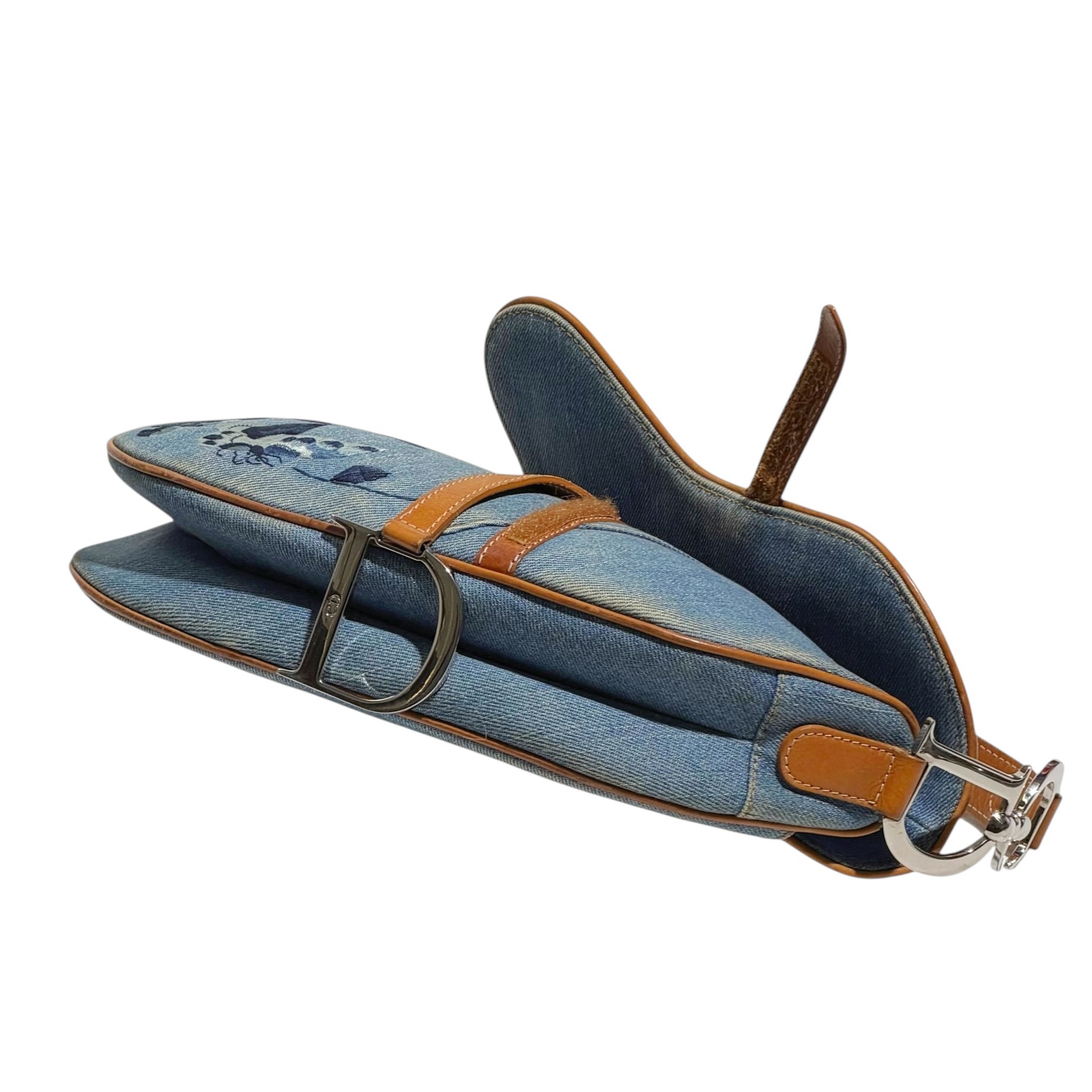 Dior Embroidered Saddle Bag 2005 - Image 6