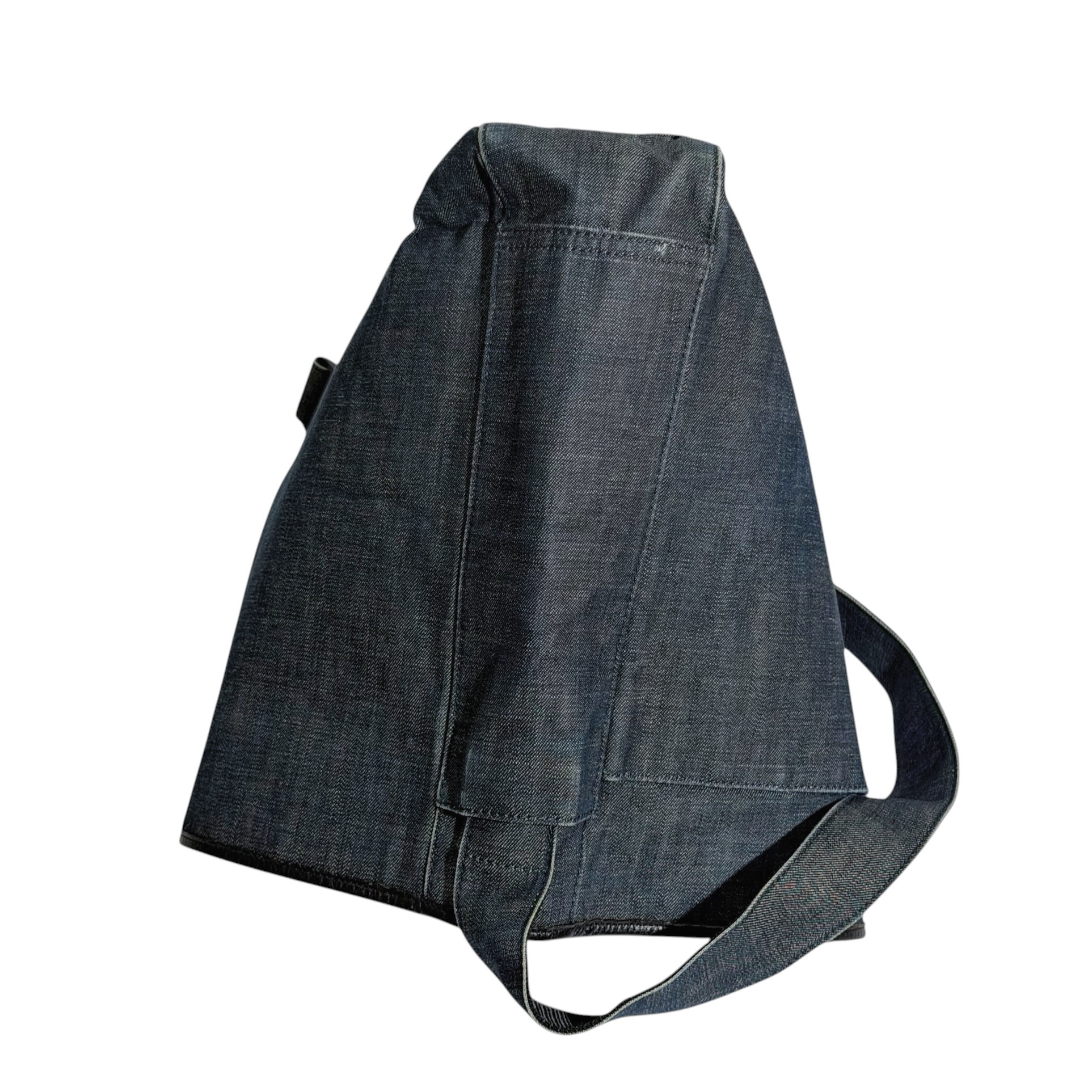 Burberry Side Pocket Denim Crossbody Bag - Image 4