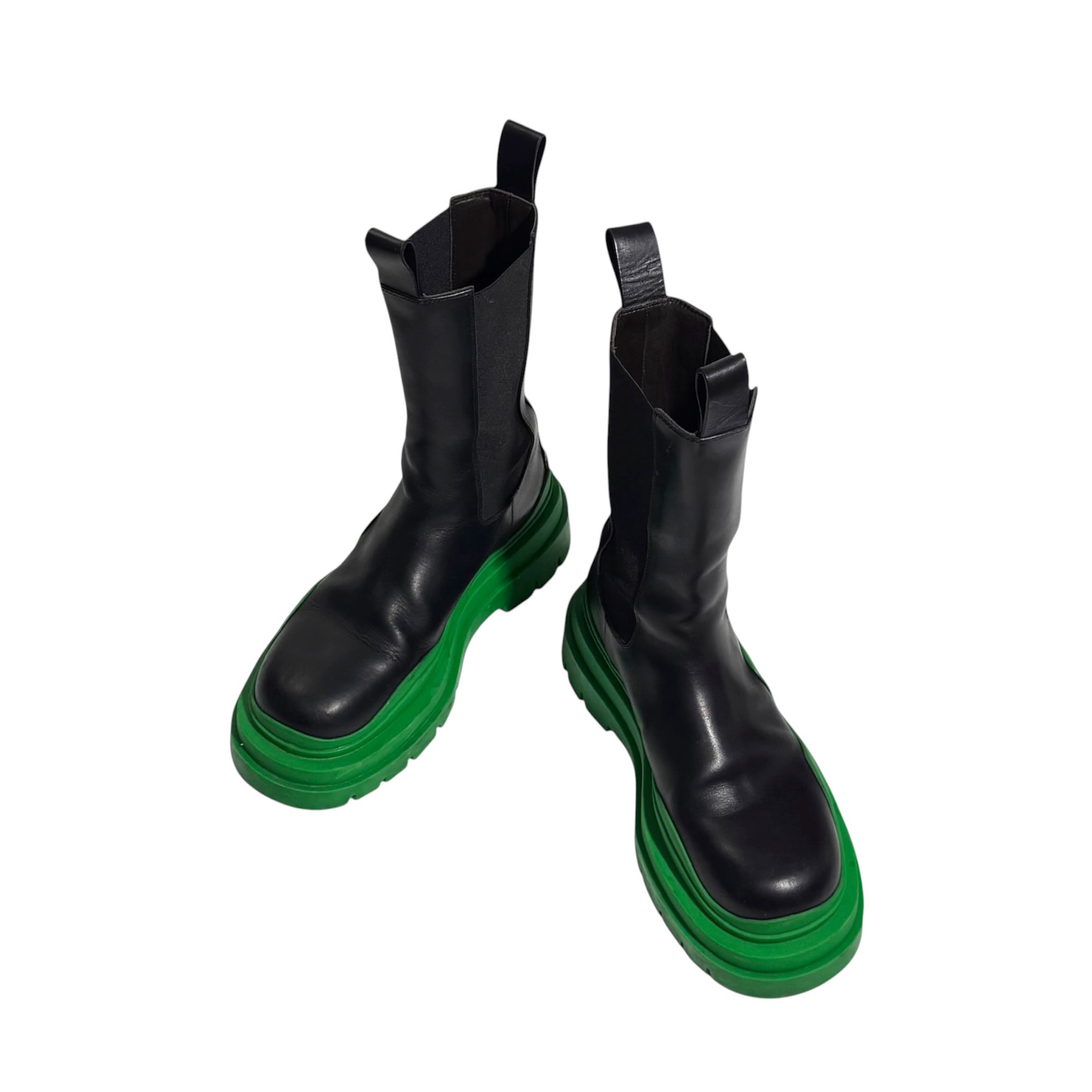 Bottega Veneta Tire Chelsea Boots 38