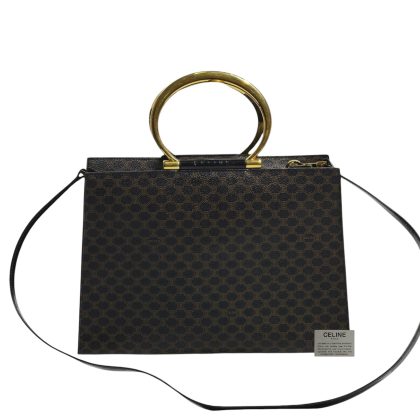 Celine Metal Ring Handle Two Way Bag