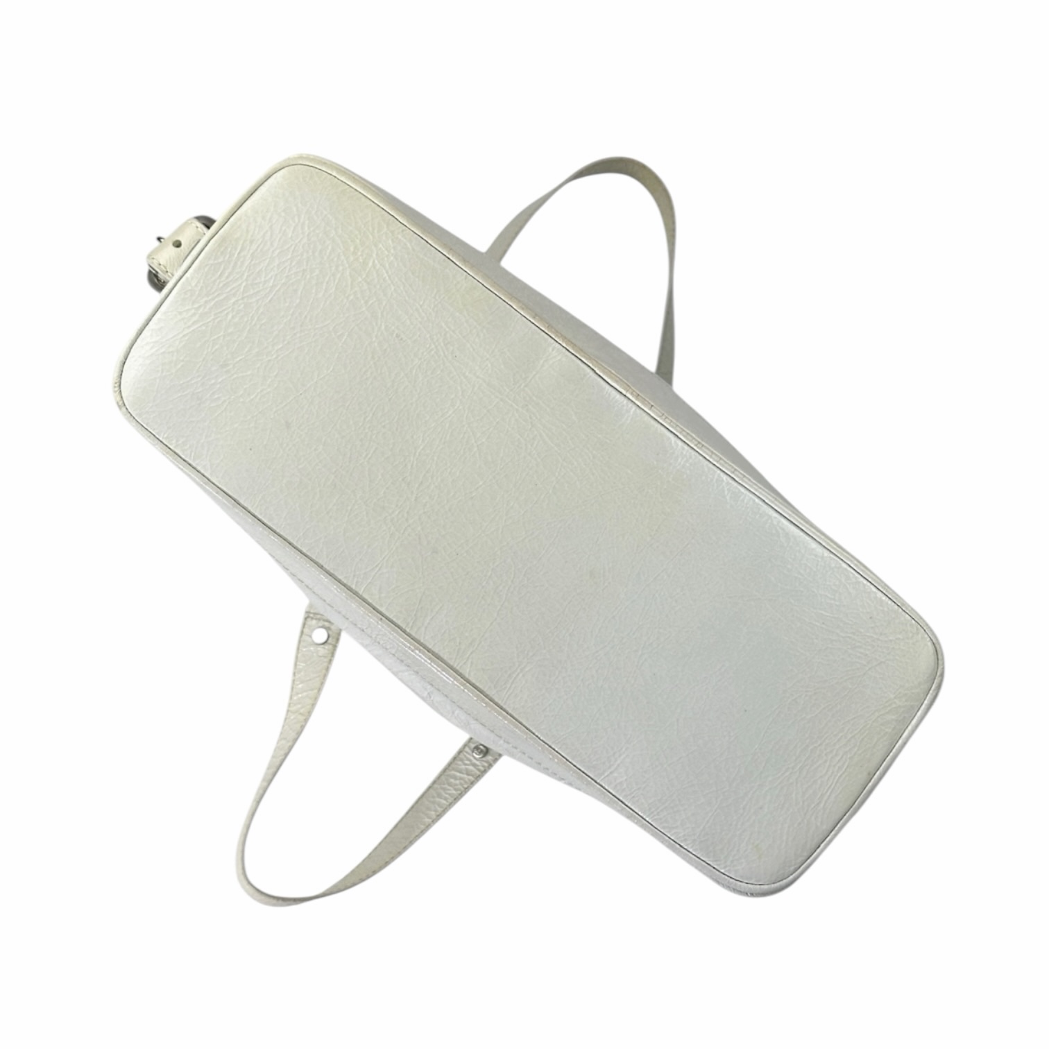 Celine Crinkled Patent Leather Handbag - Image 6