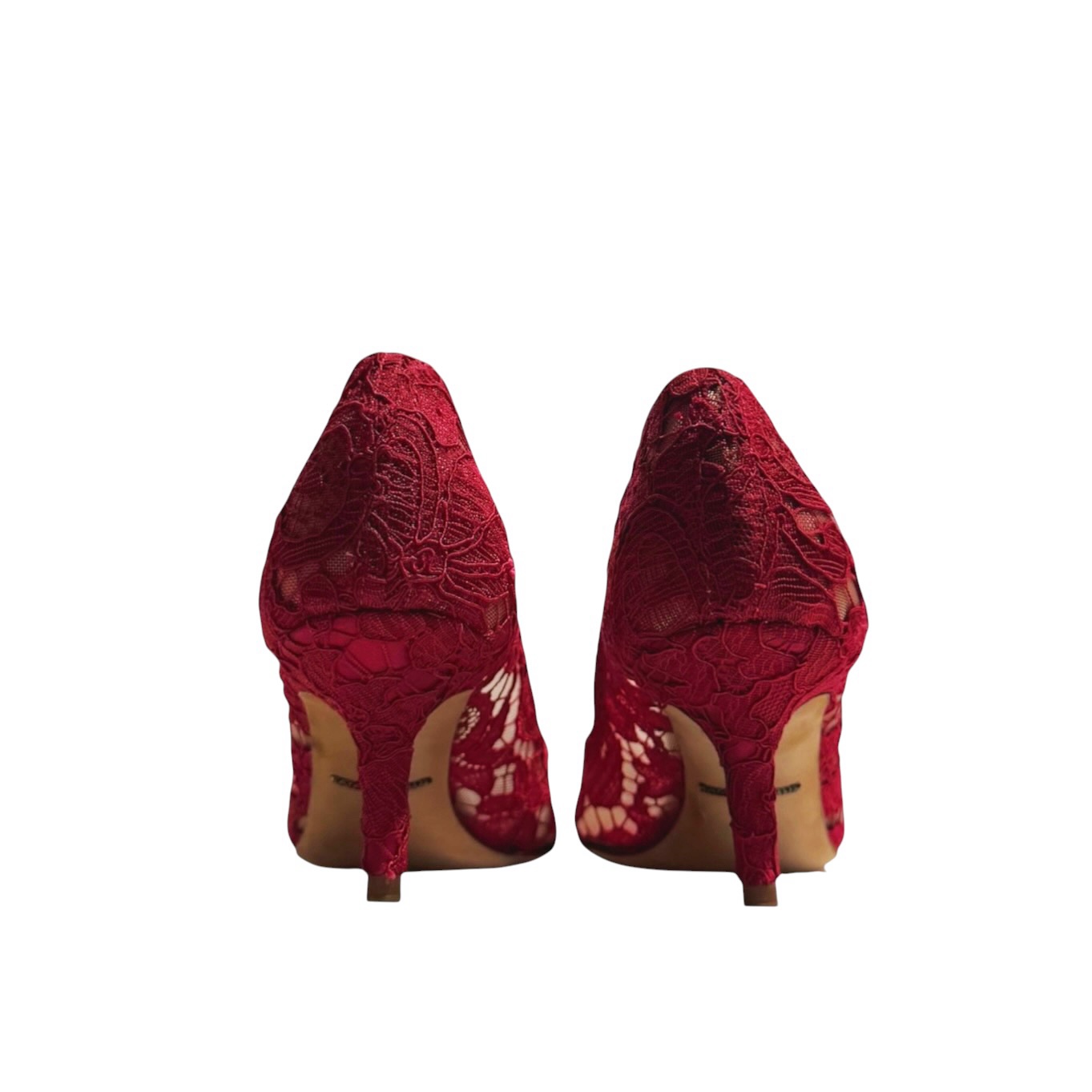 Dolce&Gabbana Bellucci Brooch Rainbow Lace Pumps 35 - Image 5